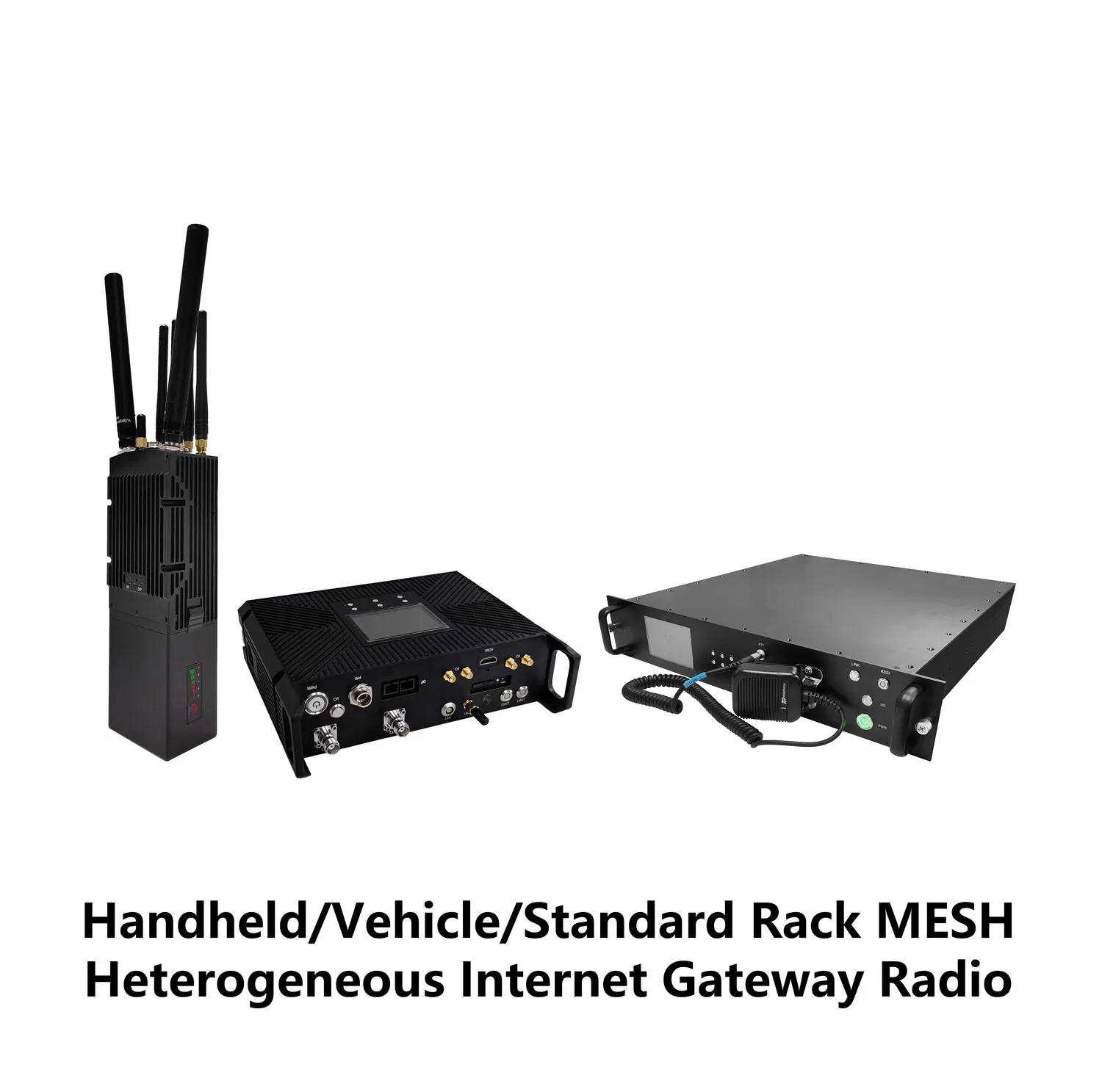 Mesh Heterogeneous Internet Gateway Radi